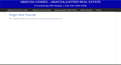 Desktop Screenshot of abacoahomesales.com